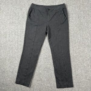 CAbi Capote Seamed Front Ankle Pants Trouser Women's 8 Gray‎ Business Workwear